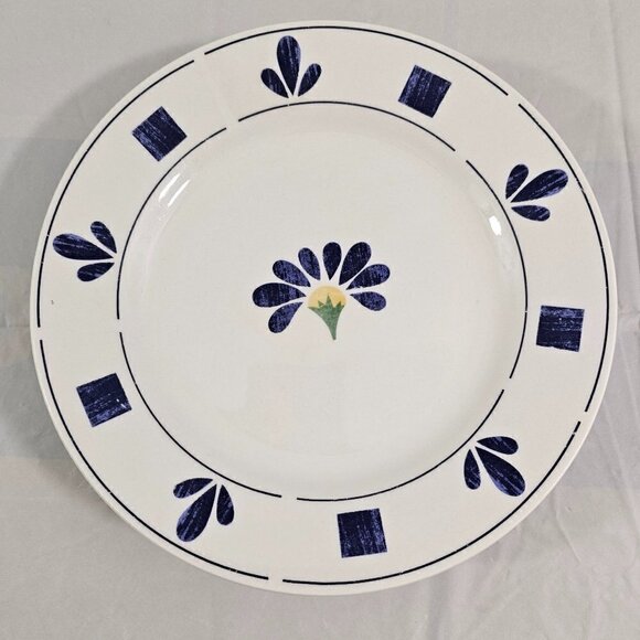 Oneida Spring Daisy Majesticware 8” Ceramic Salad Luncheon Plates – Set of 4 - Picture 10 of 11